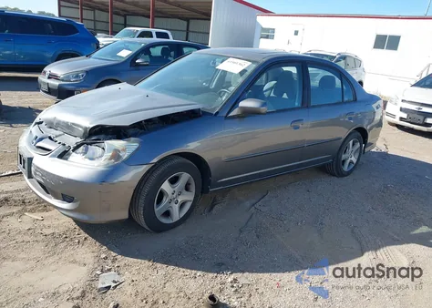 2004 Honda Civic Ex from USA, damaged, VIN 2HGES26774H622274